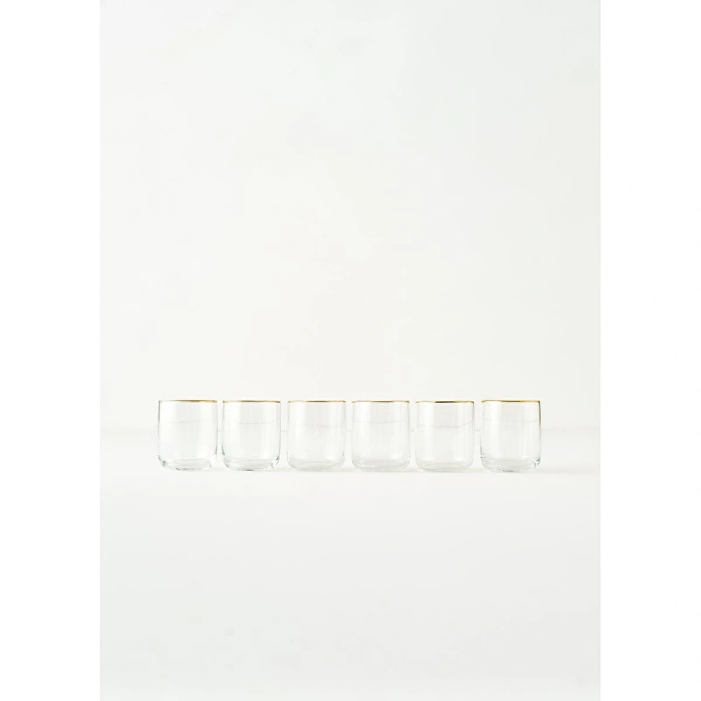 Bella Maison Premium Bardak 6'lı Gold (270 Cc) görseli 1
