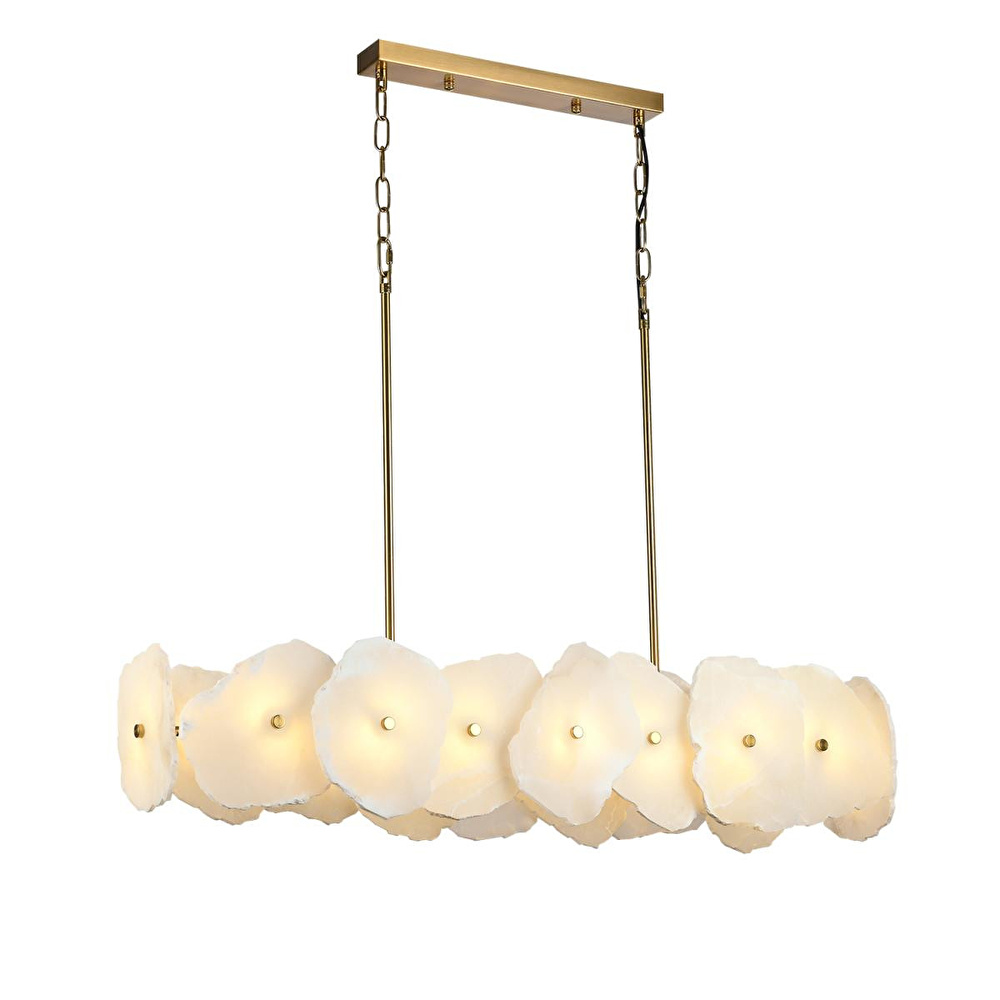 Apliqa Harlow Sıralı 48 Watt Gold Ledli Avize görseli 2