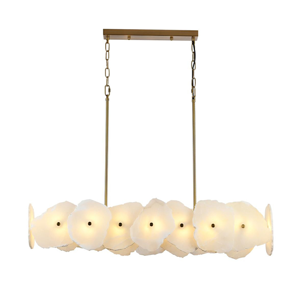 Apliqa Harlow Sıralı 48 Watt Gold Ledli Avize görseli 3