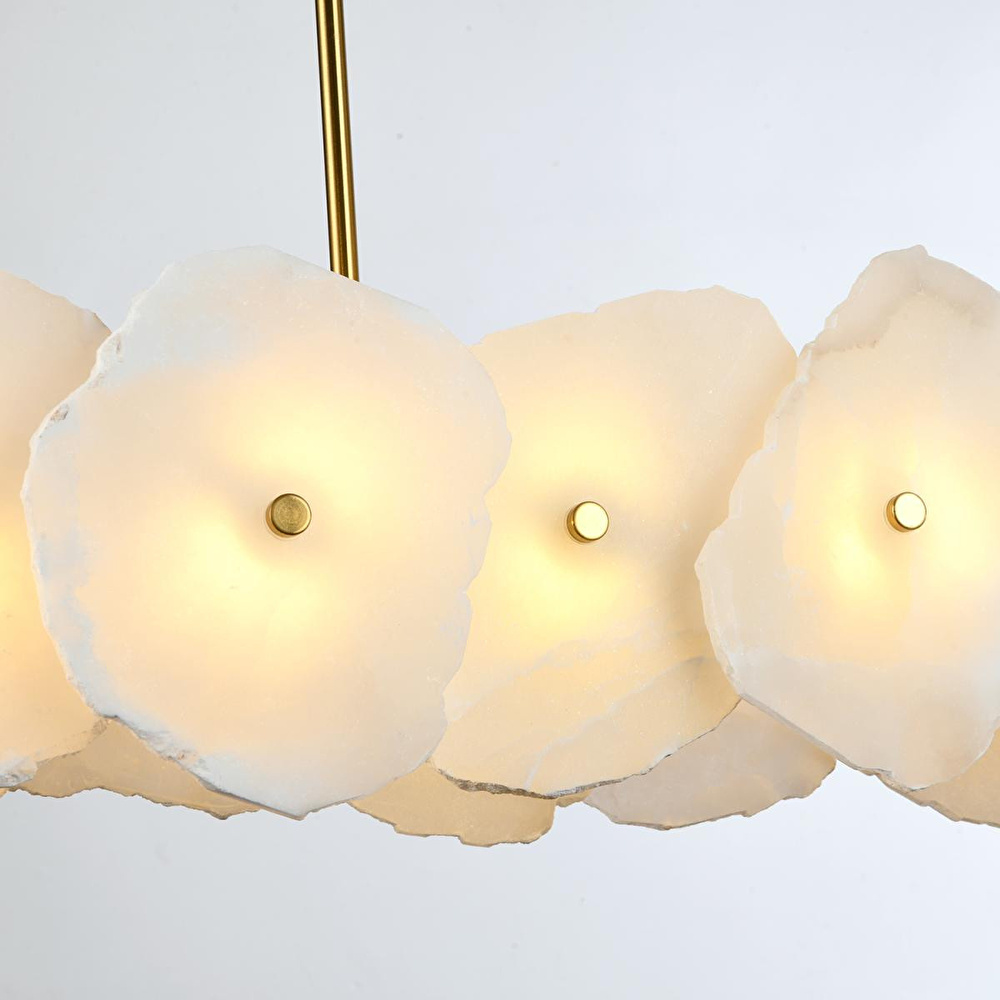 Apliqa Harlow Sıralı 48 Watt Gold Ledli Avize görseli 5