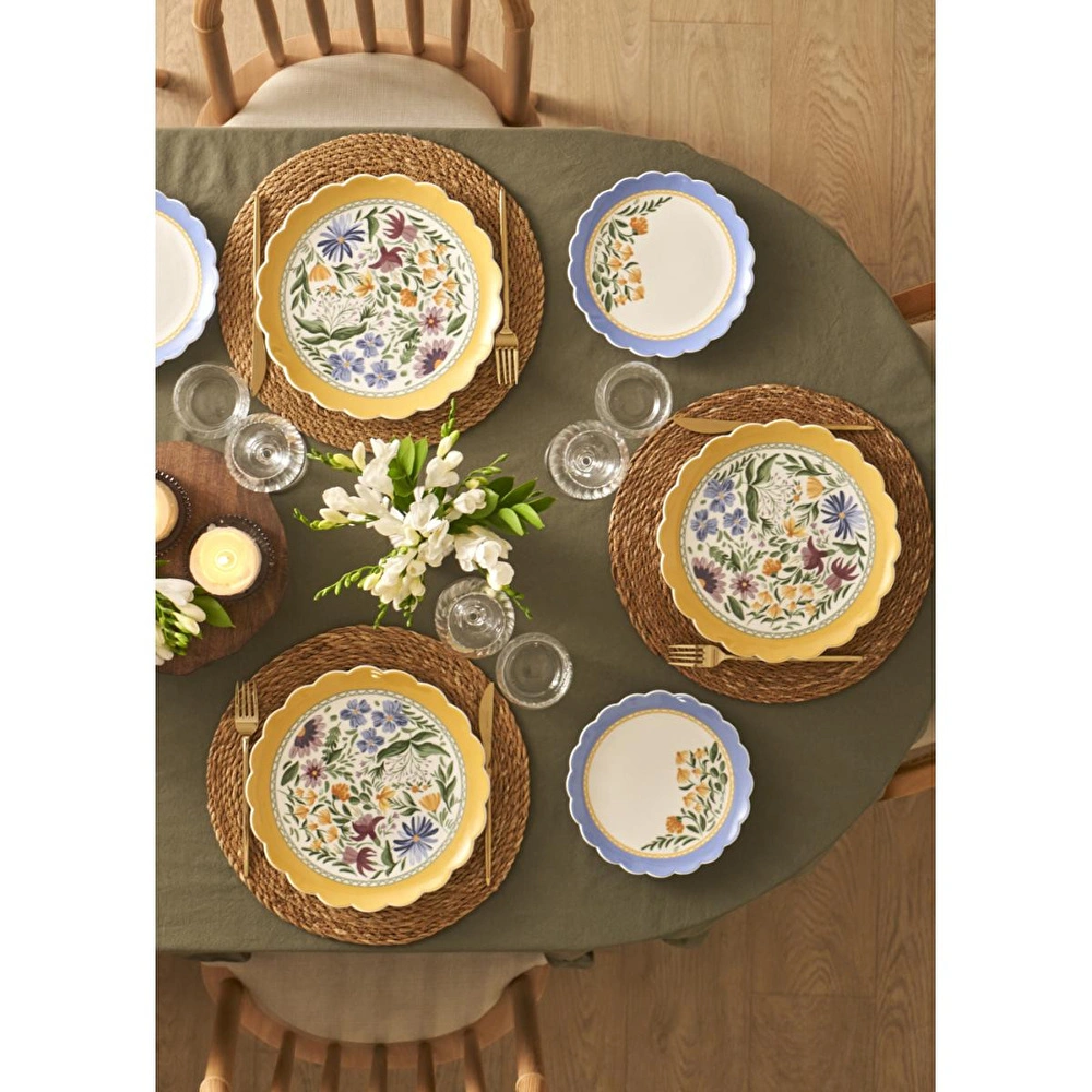 Bella Maison Bianca New Bone 6'lı Servis Tabağı Seti (26 Cm) görseli 3