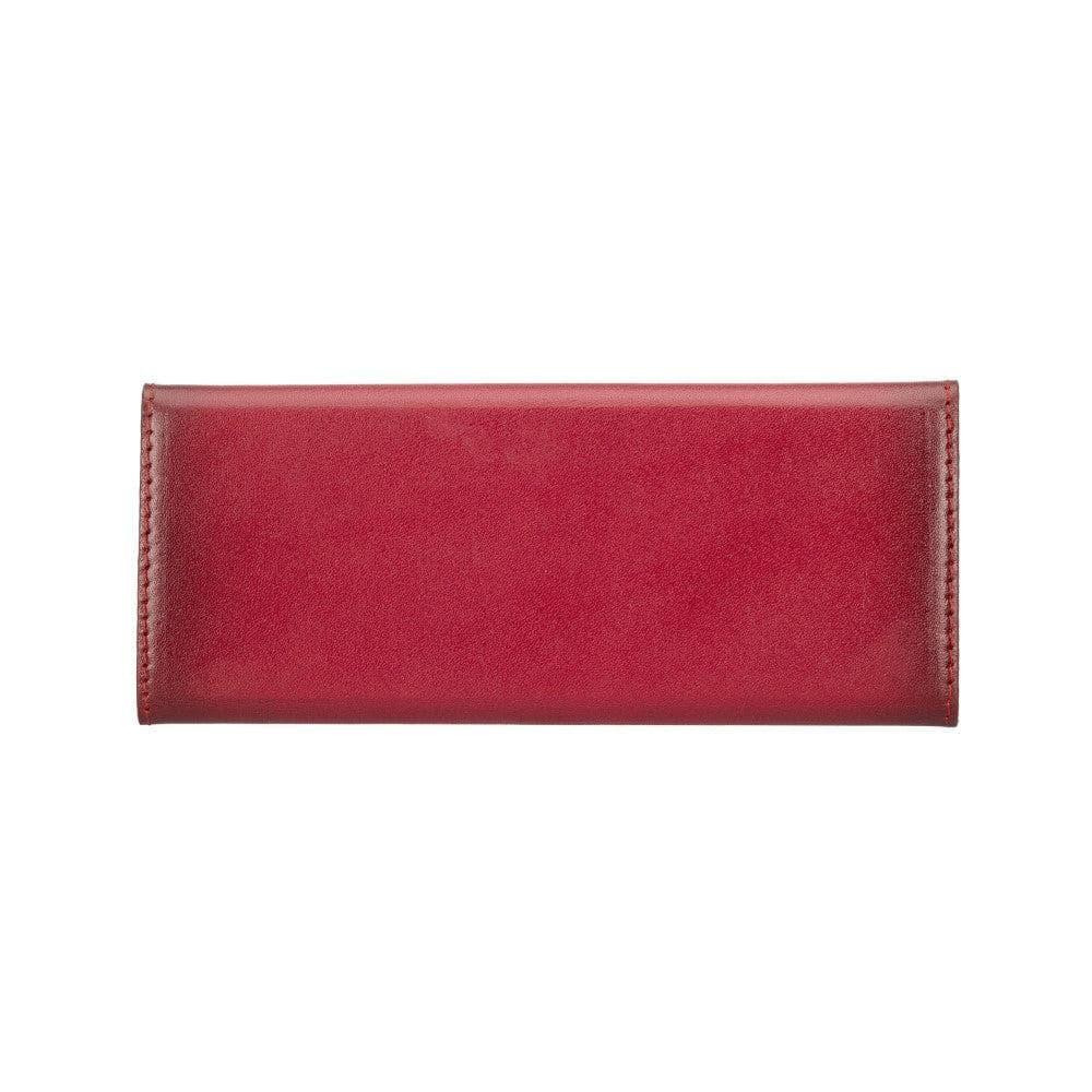 Bloominbag Prisma Classic Red Deri Gözlük Kılıfı – Mıknatıslı Üçgen Tasarım görseli 2