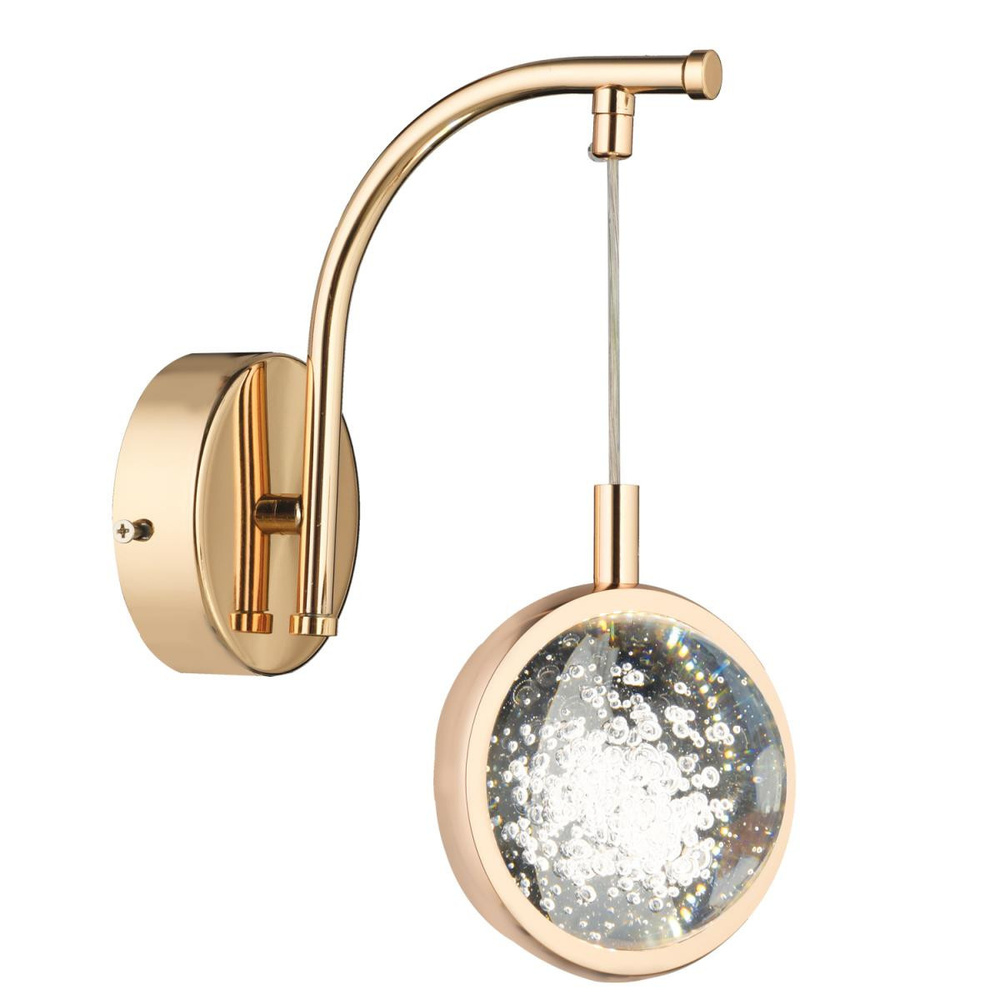 Apliqa Eldon Modern Gold 3 Renkli 5 Watt Tasarım Salon Koridor Ledli Salon Aplik görseli 3