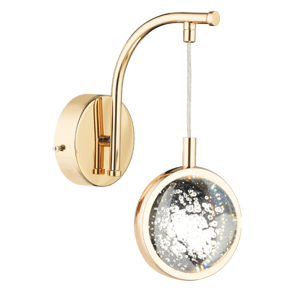 Apliqa Eldon Modern Gold 3 Renkli 5 Watt Tasarım Salon Koridor Ledli Salon Aplik görseli 2