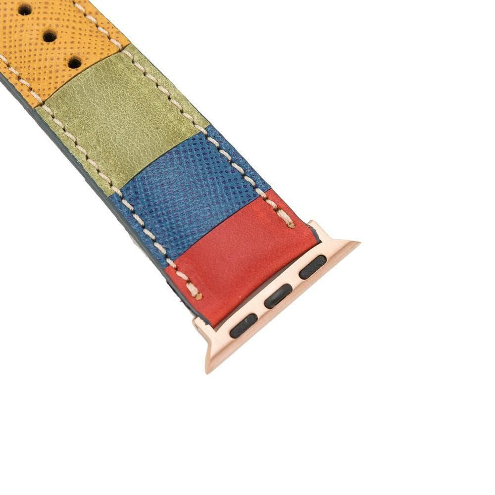 Bloominbag Bloominband Mosaic Bloom Deri Apple Watch Kordonu-44/45/46/49mm görseli 5