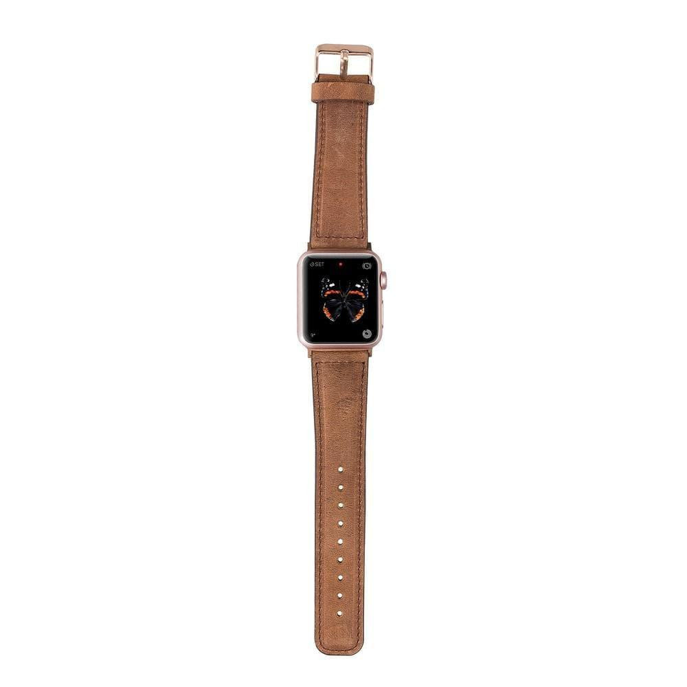Bloominbag Bloominband Tobacco Brown Deri Apple Watch Kordonu-44/45/46/49mm görseli 3