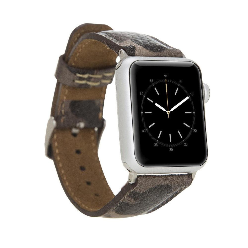 Bloominbag Bloominband Heritage Olive Deri Apple Watch Kordonu-44/45/46/49mm görseli 1