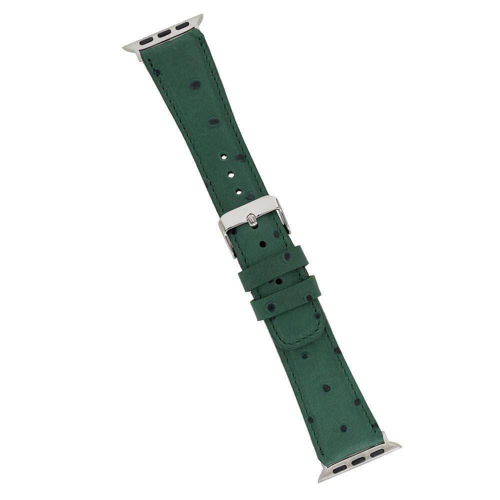 Bloominbag Bloominband Emerald Forest Deri Apple Watch Kordonu-44/45/46/49mm görseli 2