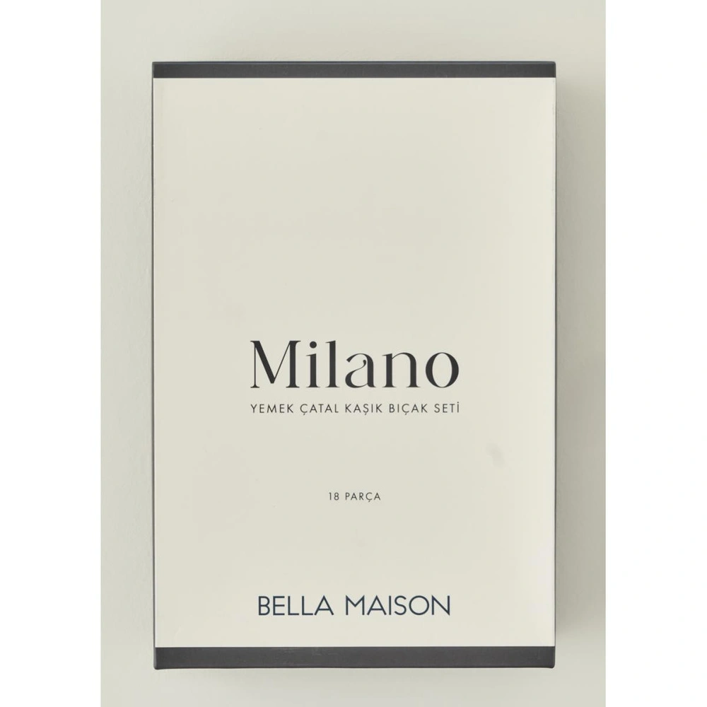 Bella Maison Milano 12 Kişilik 84 Parça Çatal Kaşık Bıçak Seti Gold görseli 4