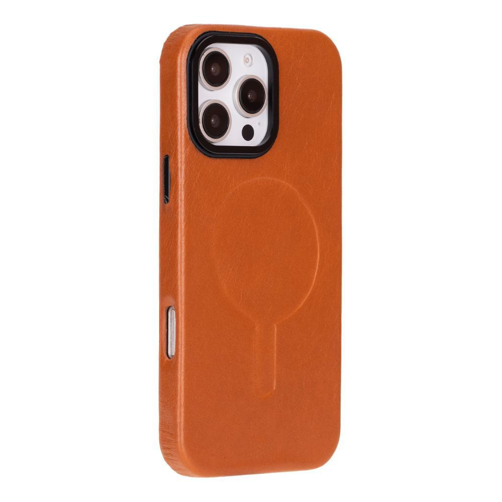 Bloominbag Bloomcase Aeris Warm Tan Iphone 16 Pro Max Magsafe Hakiki Deri Kılıfı görseli 1