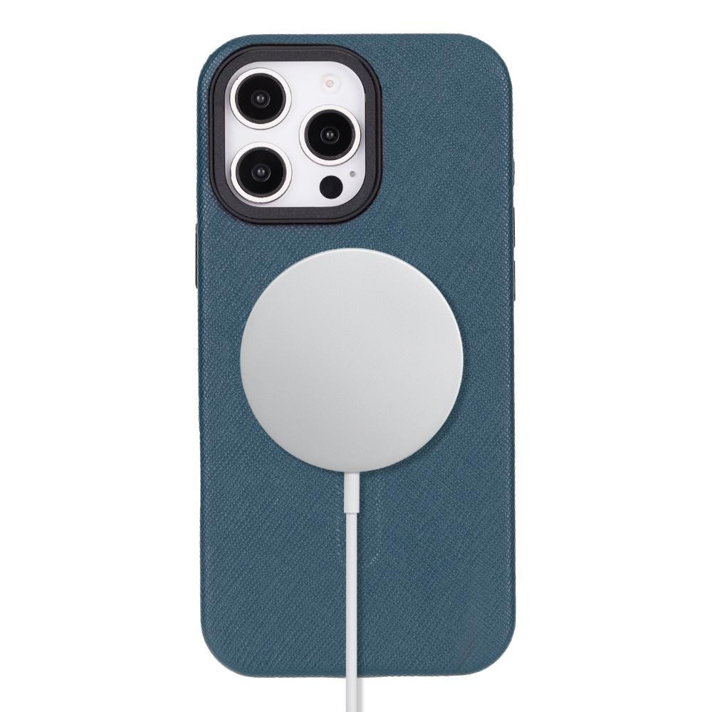 Bloominbag Bloomcase Aeris Neptune Teal Iphone 16 Pro Max Magsafe Hakiki Deri Kılıfı görseli 2