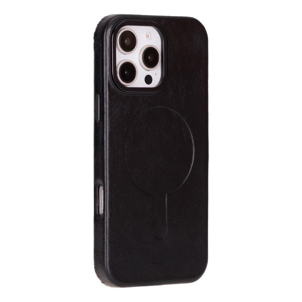 Bloominbag Bloomcase Aeris Obsidian Black Iphone 16 Pro Magsafe Hakiki Deri Kılıfı görseli 1