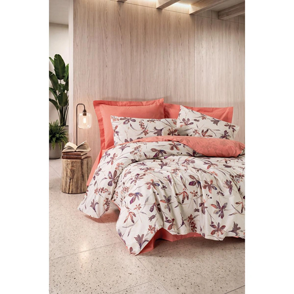Cotton Box Tek Kişilik Nevresim Takımı Wilda Tarçın görseli 1