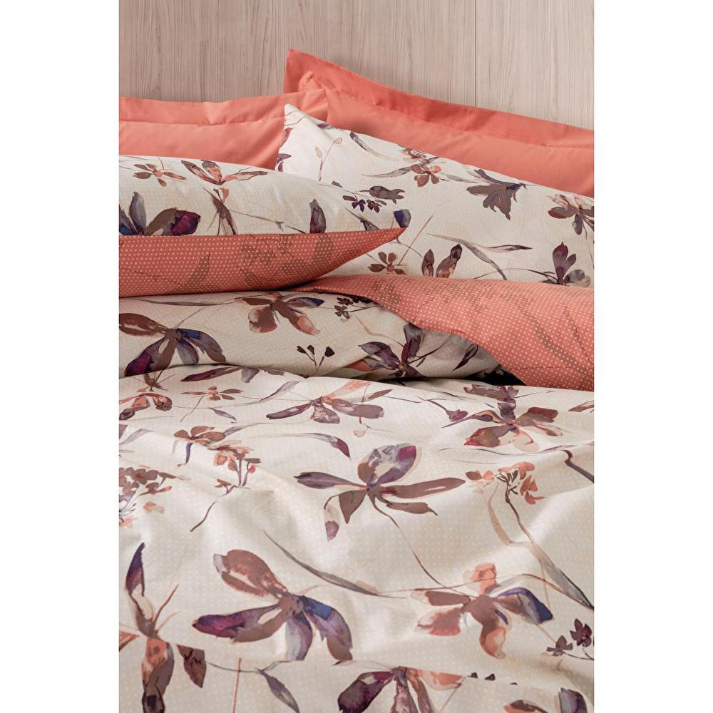 Cotton Box Tek Kişilik Nevresim Takımı Wilda Tarçın görseli 2