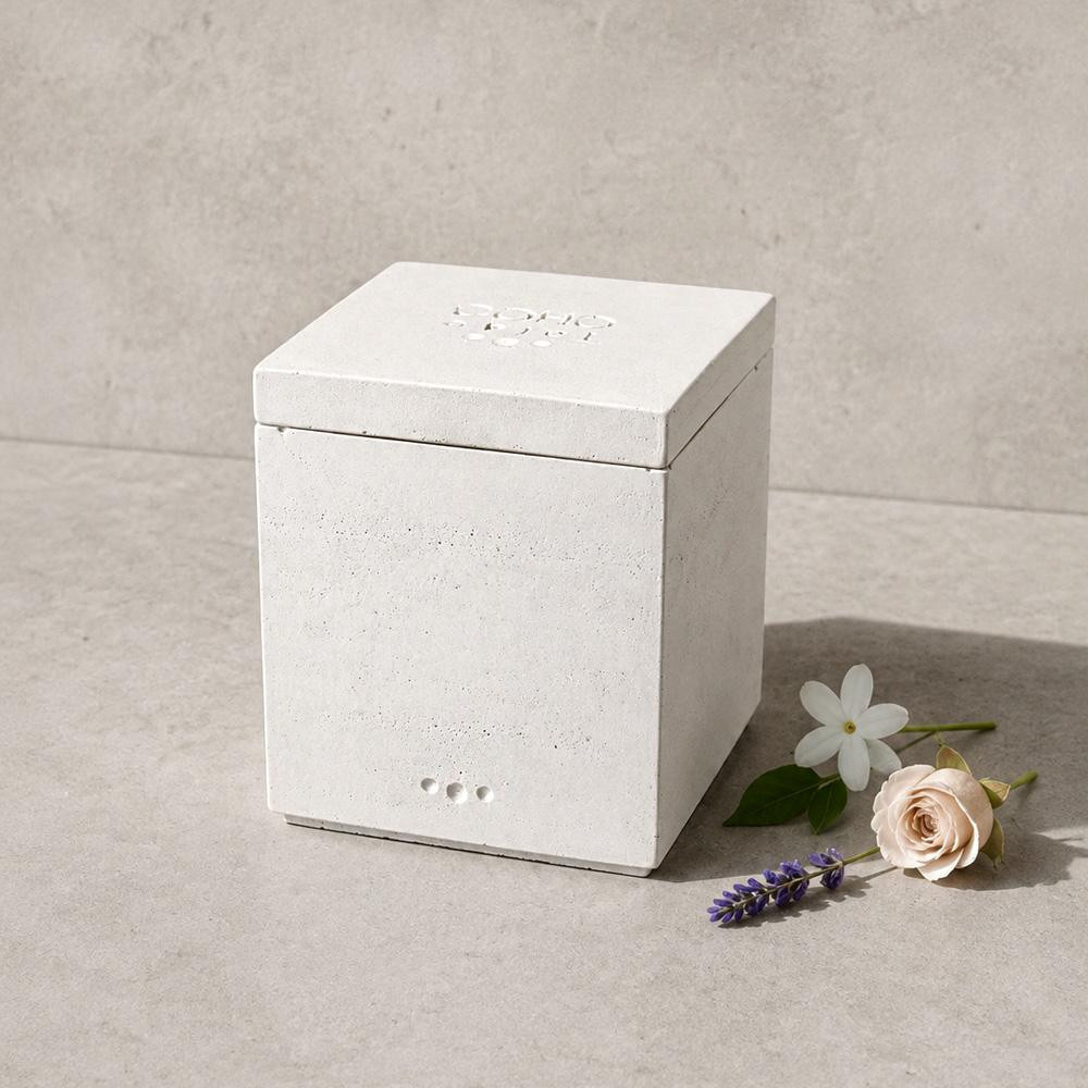Coho Objet Coho Atmosphere Flowers Kokulu El Dökümü Mumlu Kase görseli 2