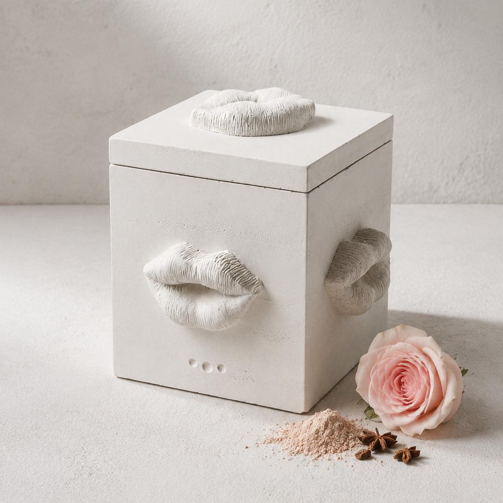 Coho Objet Coho Muck Powder Kokulu Dudaklı Dekoratif Mumlu Kase görseli 1