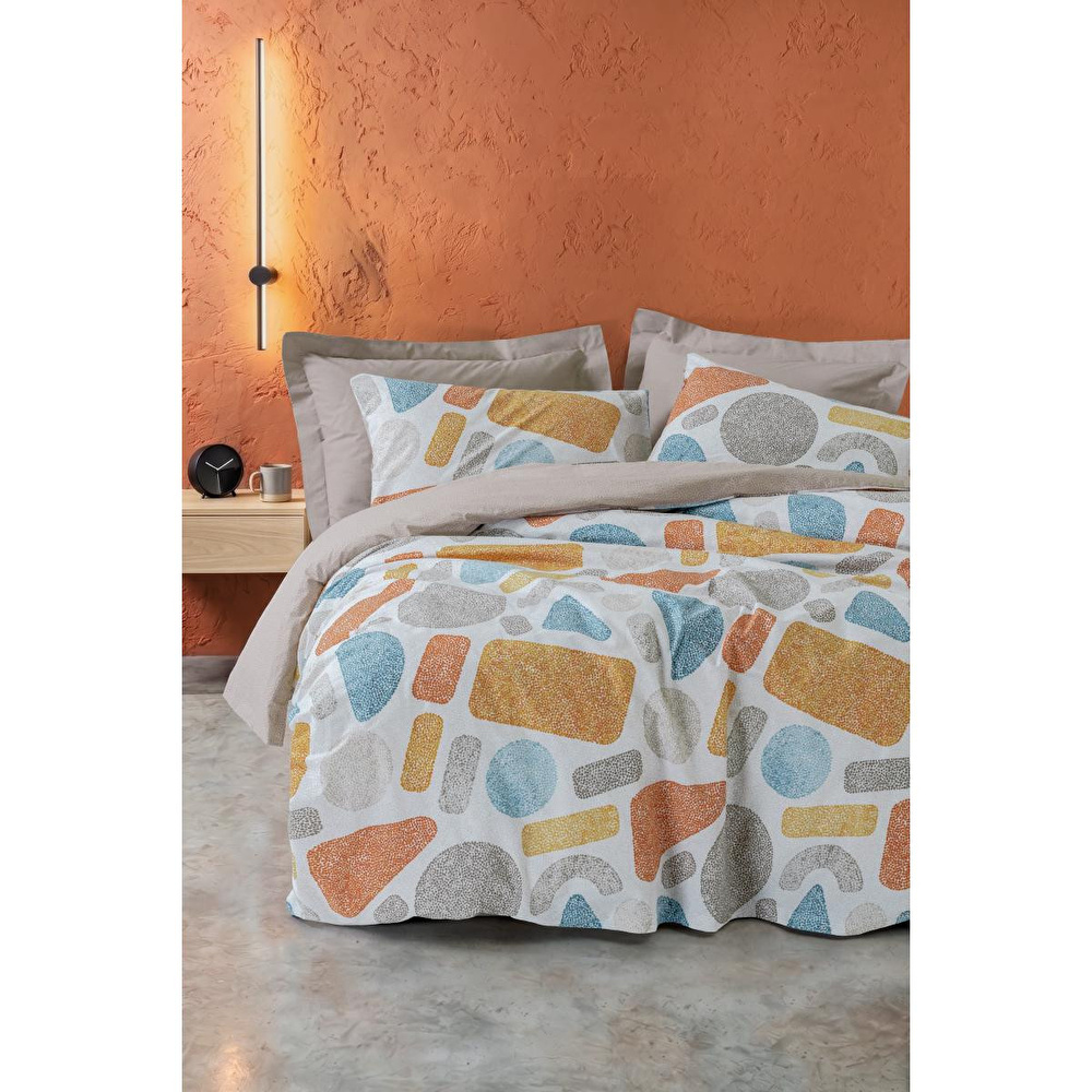 Cotton Box Tek Kişilik Nevresim Takımı Rocco Taş görseli 1