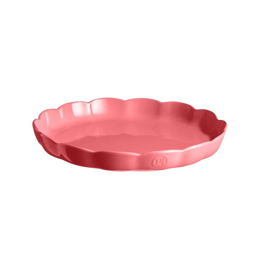 Emile Henry Madeleine Yuvarlak Tart Kalıbı 31 Cm - Pembe görseli 1