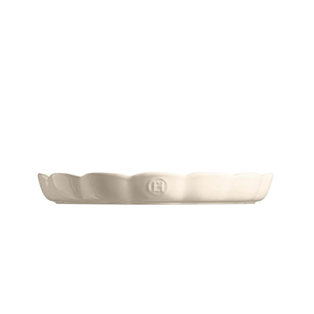 Emile Henry Madeleine Yuvarlak Tart Kalıbı 31 Cm - Ekru görseli 3