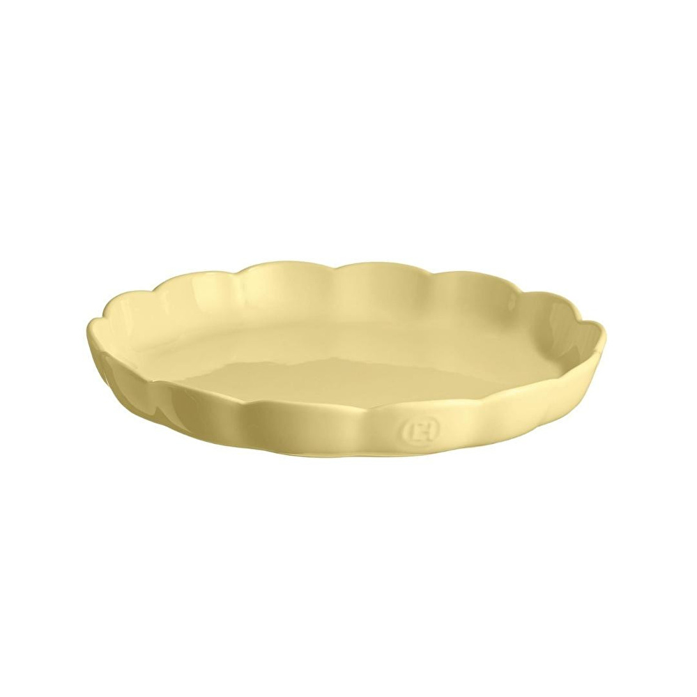 Emile Henry Madeleine Yuvarlak Tart Kalıbı 31 Cm - Vanilya görseli 1
