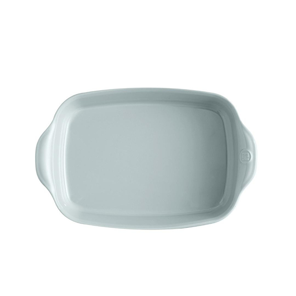 Emile Henry Fırın Kabı Dikdörtgen 30 X 19 Cm - Buz Mavisi görseli 2