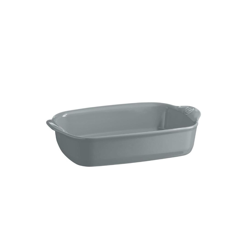 Emile Henry Fırın Kabı Dikdörtgen 30 X 19 Cm - Açık Gri görseli 1