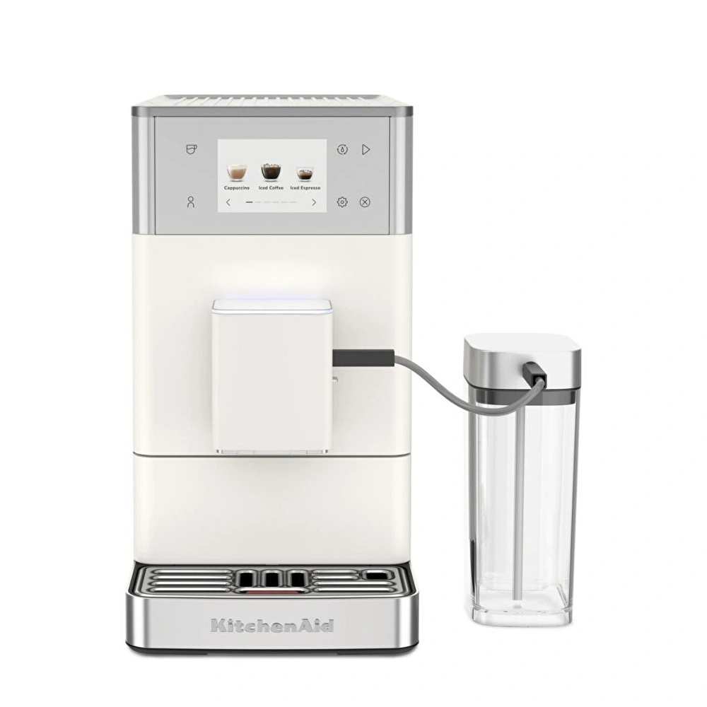 Kitchenaid Tam Otomatik Espresso Makinesi Kf4 Buzlu Kahve Özellikli - Porcelain White görseli 3