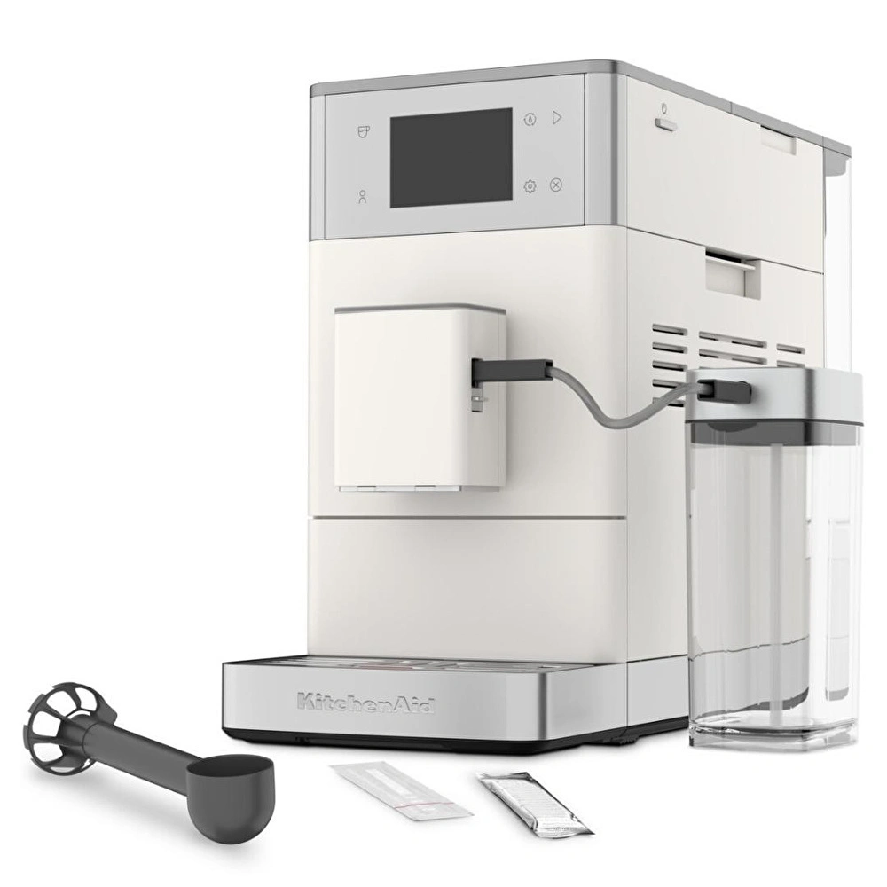 Kitchenaid Tam Otomatik Espresso Makinesi Kf4 Buzlu Kahve Özellikli - Porcelain White görseli 5