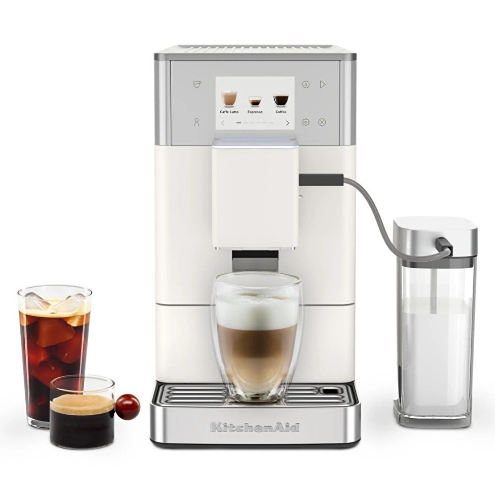 Kitchenaid Tam Otomatik Espresso Makinesi Kf4 Buzlu Kahve Özellikli - Porcelain White görseli 1