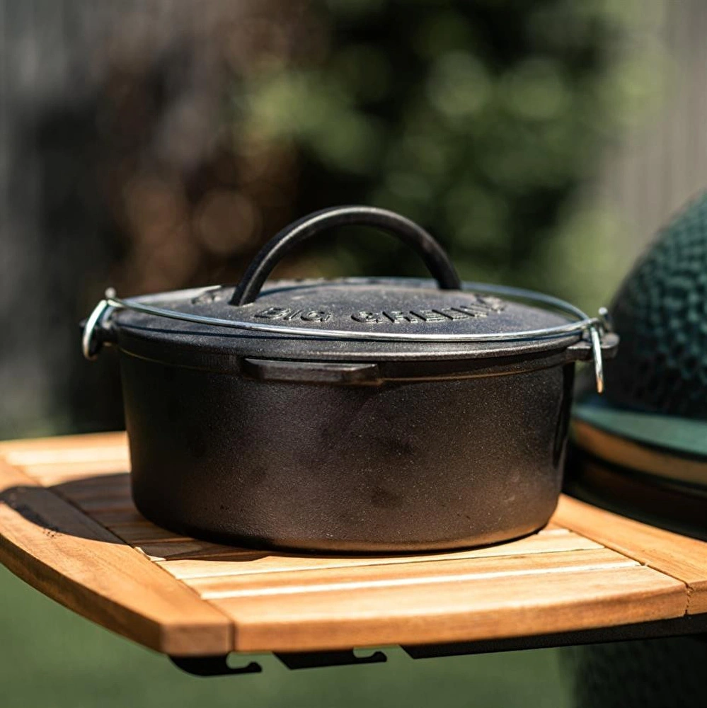 Big Green Egg Döküm Demir Güveç Tencere 27 Cm görseli 2