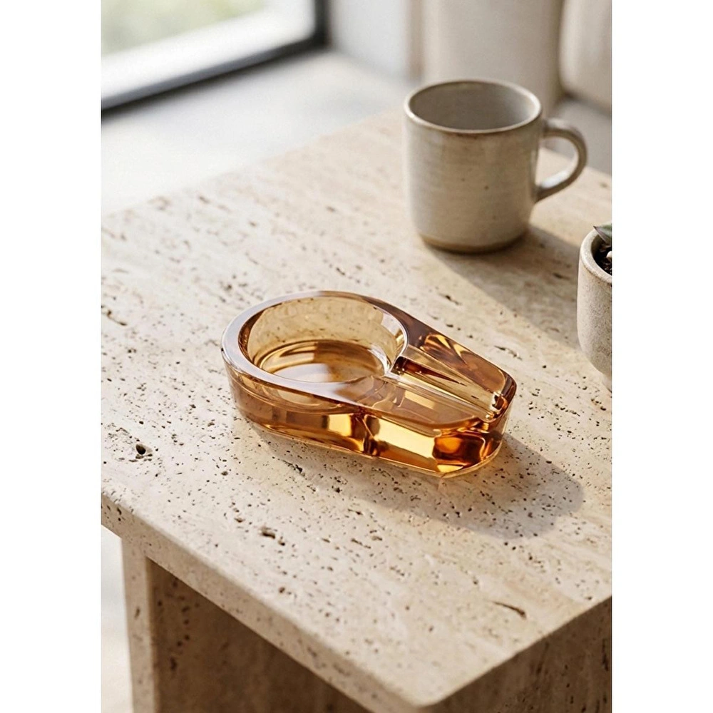 The Mia Kristal Puro Küllüğü Amber 12x8 Cm görseli 1