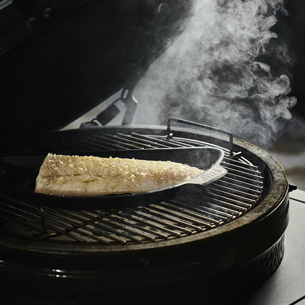 Big Green Egg Delikli Yarım Izgara Large görseli 4