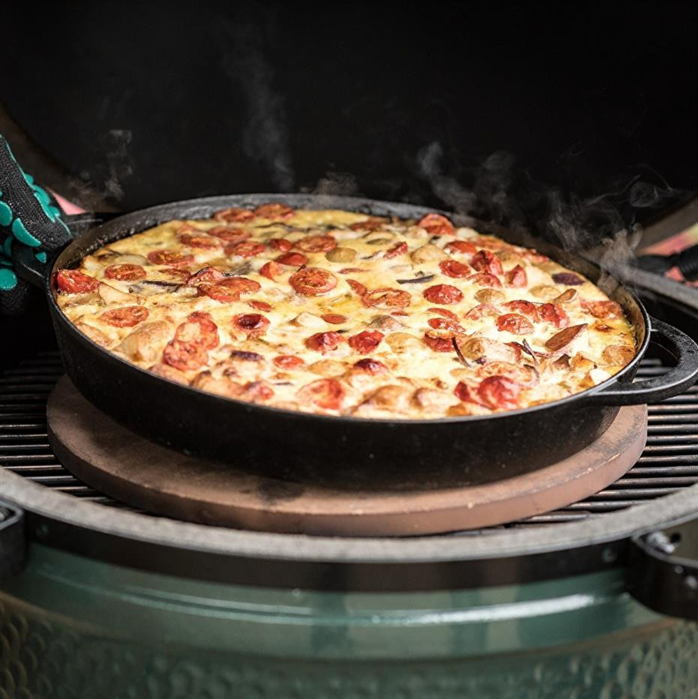 Big Green Egg Pizza Taşı Large görseli 3