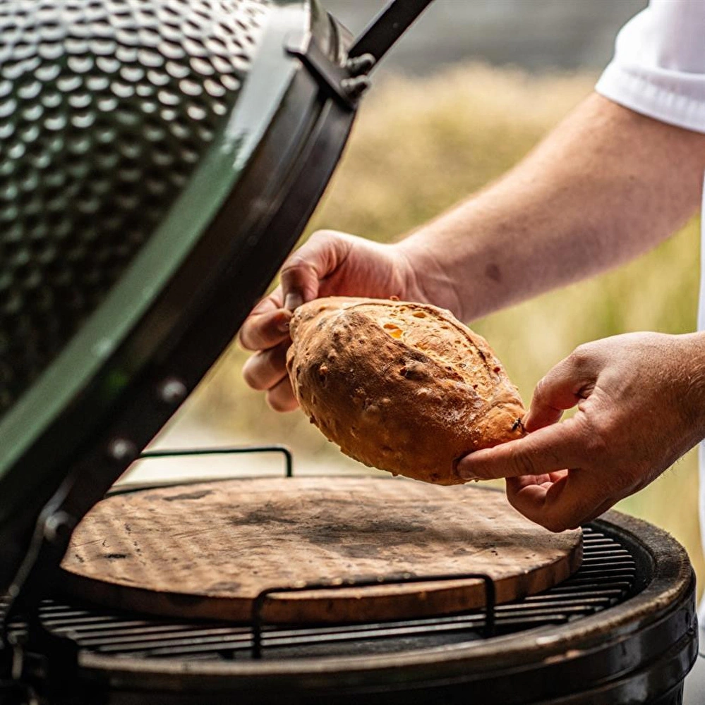 Big Green Egg Pizza Taşı Large görseli 5