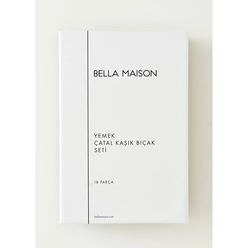 Bella Maison Roma 12 Kişilik 72 Parça Çatal Kaşık Bıçak Seti Silver görseli 5