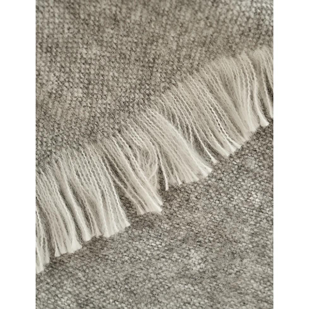 Bella Maison Cozy Akrilik Çift Kişilik Battaniye Gri (200x220 Cm) Gri görseli 4