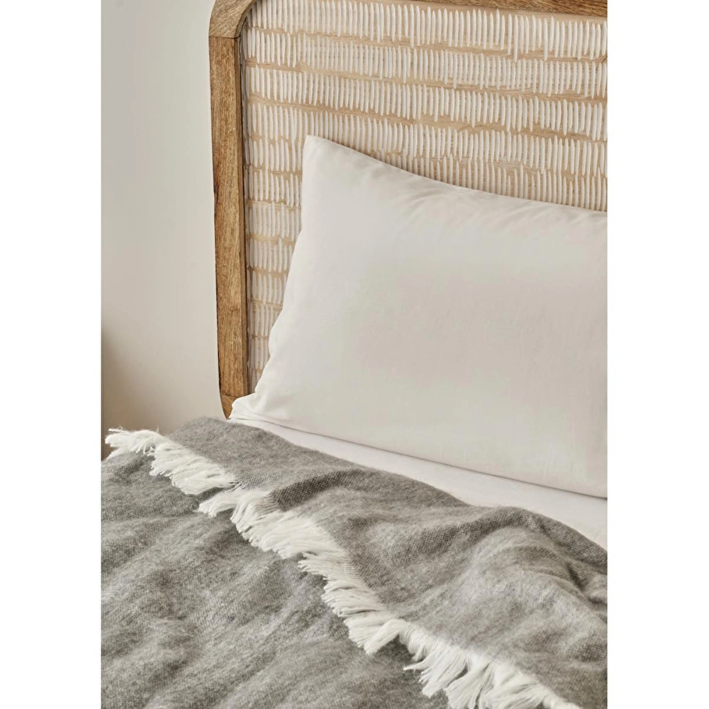 Bella Maison Cozy Akrilik Çift Kişilik Battaniye Gri (200x220 Cm) Gri görseli 3