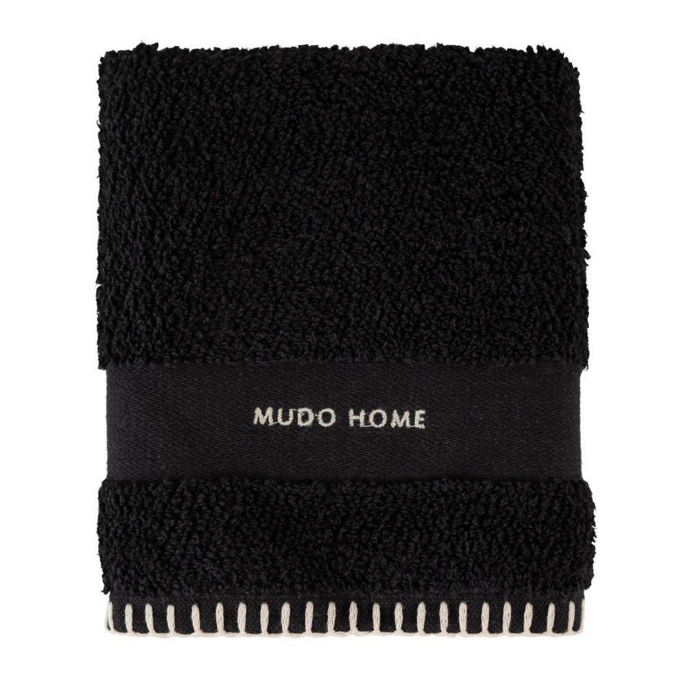 Mudo Home El Havlusu Si̇yah 30x50 Cm görseli 2