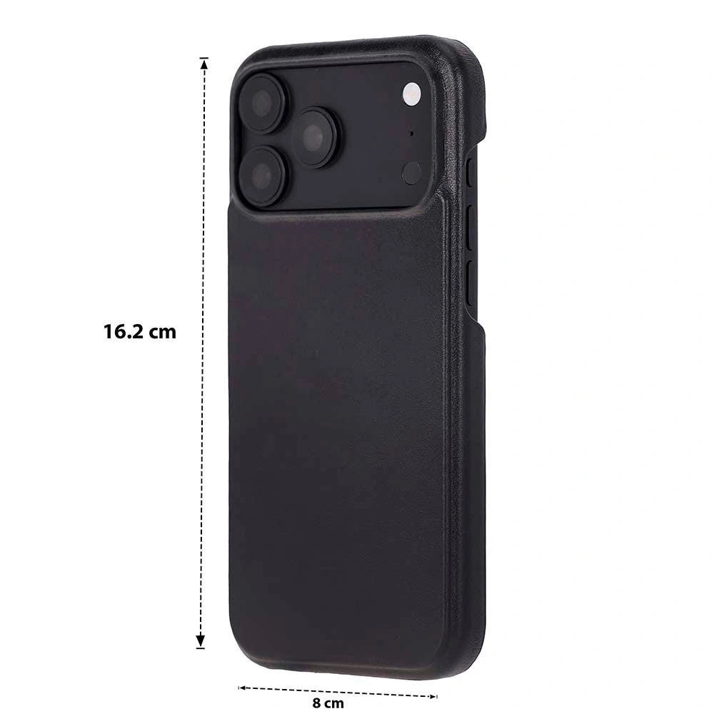 Bloominbag Bloomcase Vectra Obsidian Black Iphone 18 Pro Max Magsafe Hakiki Deri Kılıf görseli 5