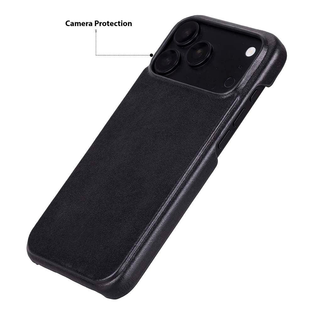 Bloominbag Bloomcase Vectra Obsidian Black Iphone 18 Pro Max Magsafe Hakiki Deri Kılıf görseli 4