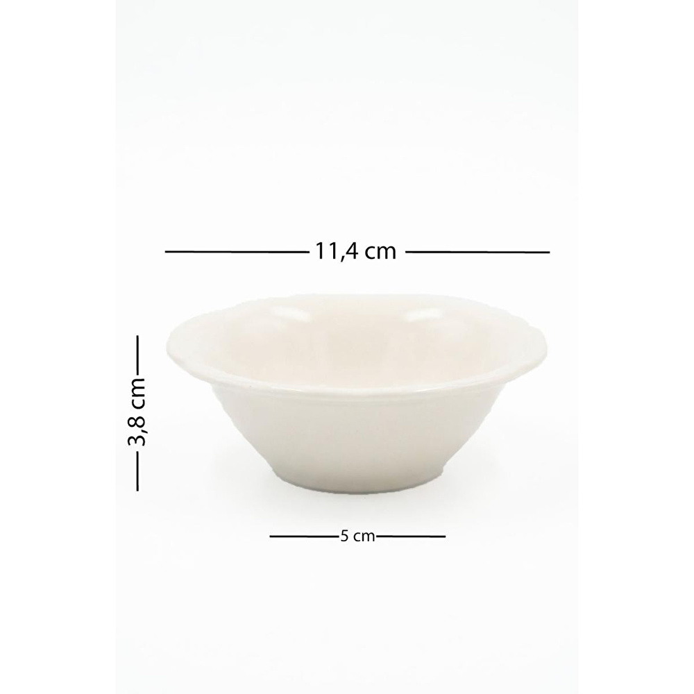 Rakle X Bengi Kurtcebe Anneanne Sofraları Porselen 4'lü Reçellik Seti 11 Cm görseli 5