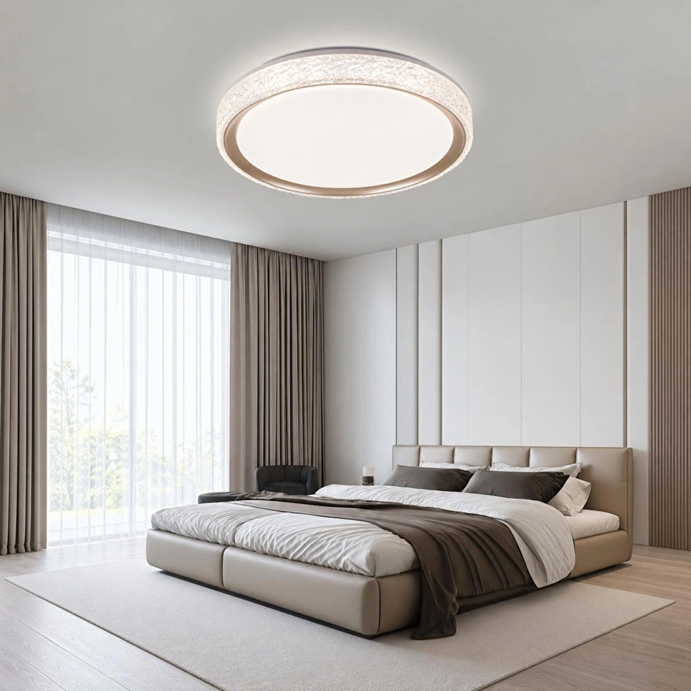 Apliqa Lucento Gold 120 Watt Plafonyer Led Avize görseli 1