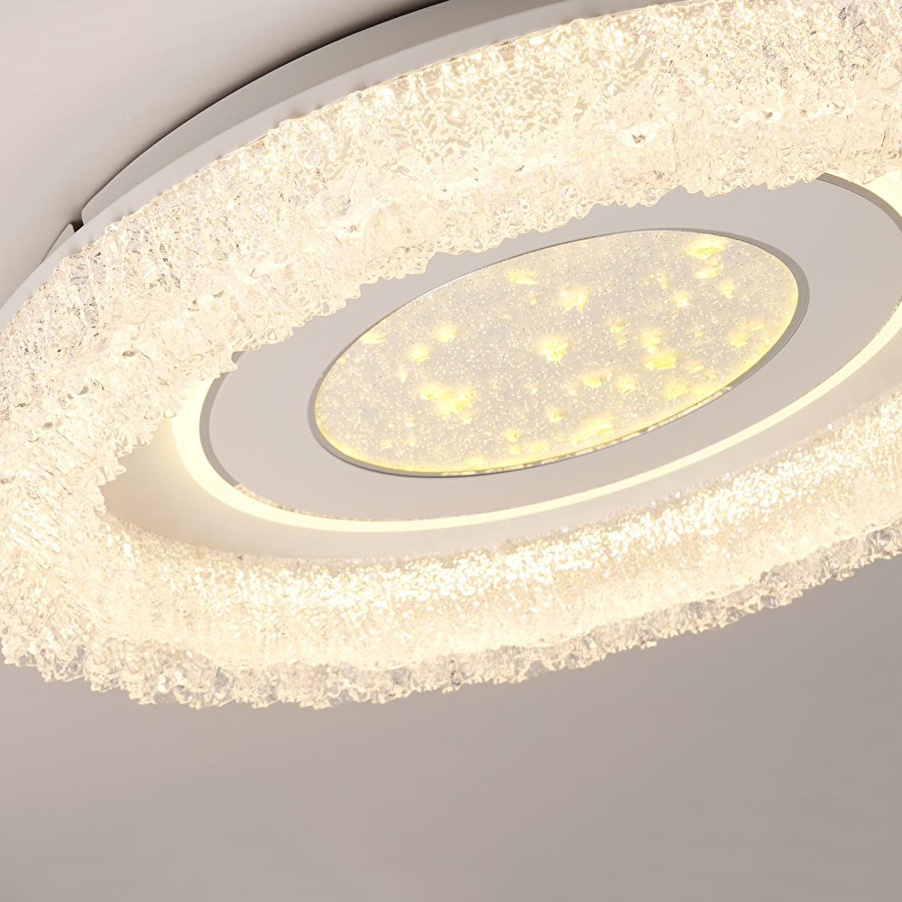 Apliqa Solena 50'lik Yuvarlak Ledli 140 Watt Plafonyer 3 Renkli Avize görseli 4