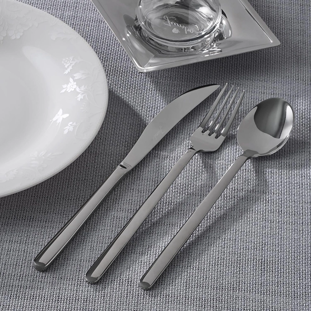 Jumbo Lily 24 Parça 6 Kişilik Bone Yemek Takımı görseli 9