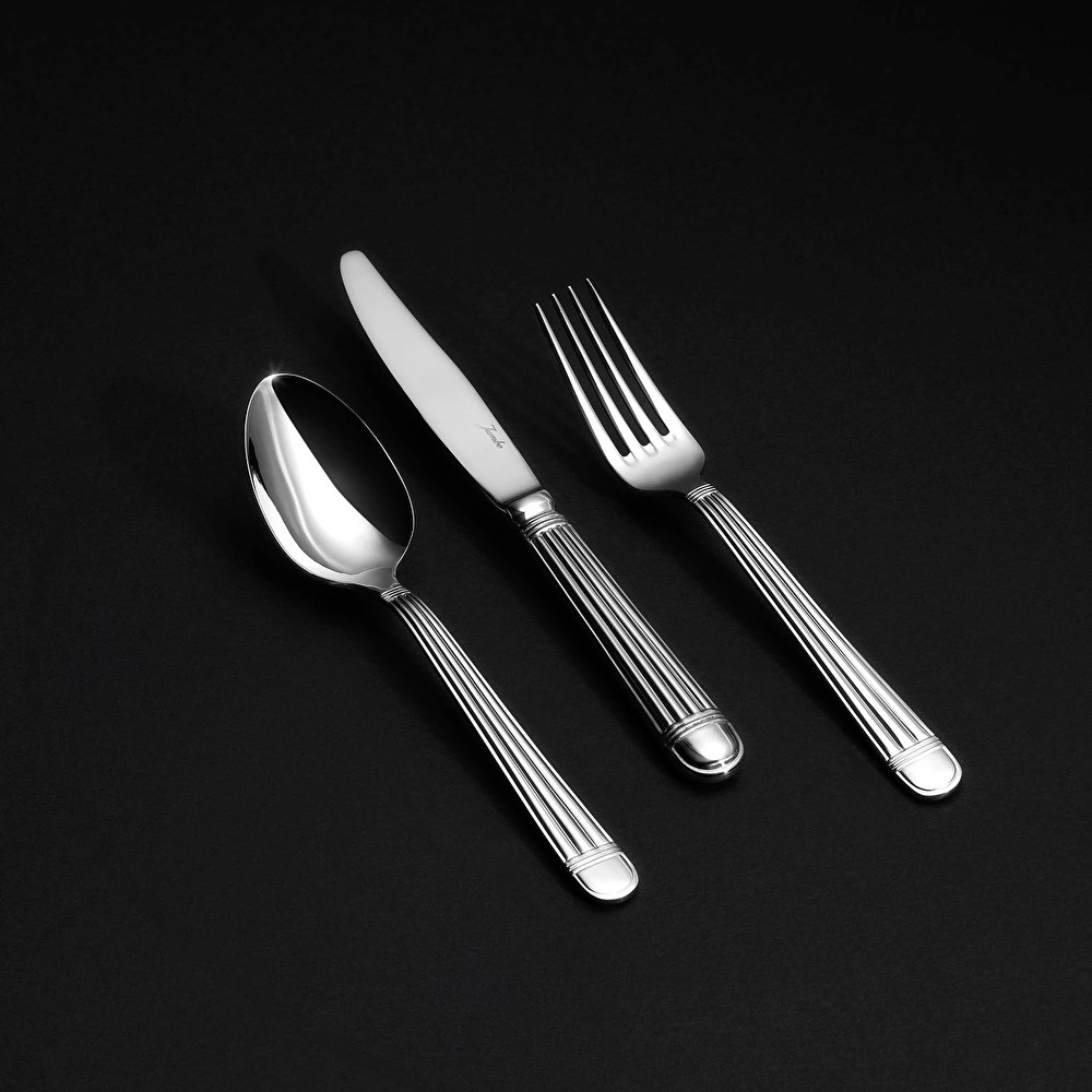 Jumbo Gaia XL 18 Parça 6 Kişilik Yemek Çatal Kaşık Bıçak Takımı görseli 1
