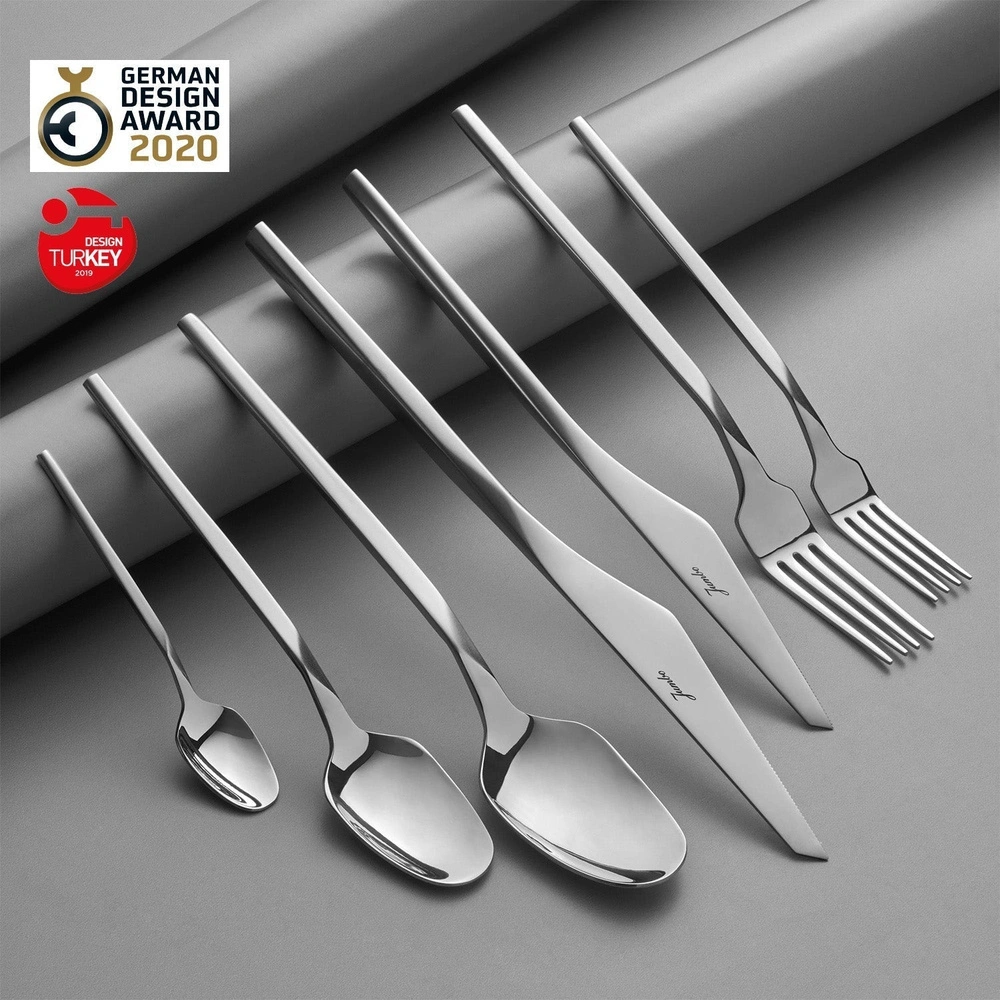 Jumbo 5100 Quartz 84 Parça 12 Kişilik Çatal Kaşık Bıçak Seti görseli 1