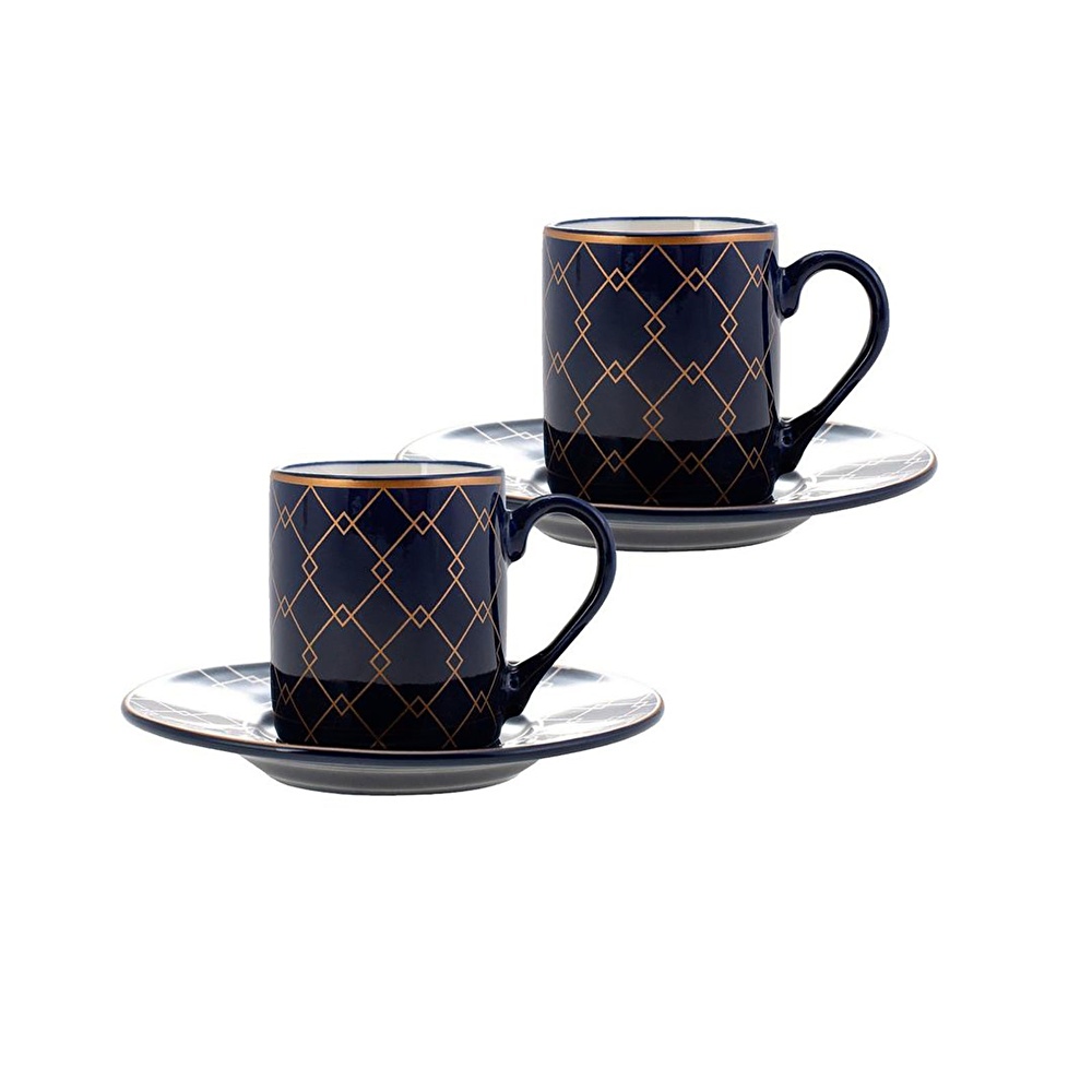 Jumbo Art Deco 2'li Kahve Fincan Takımı (Brj04) görseli 3
