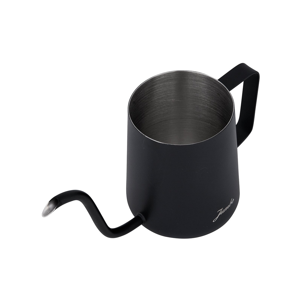 Jumbo Venti Siyah Çelik Coffe Kettle 600 ml görseli 4