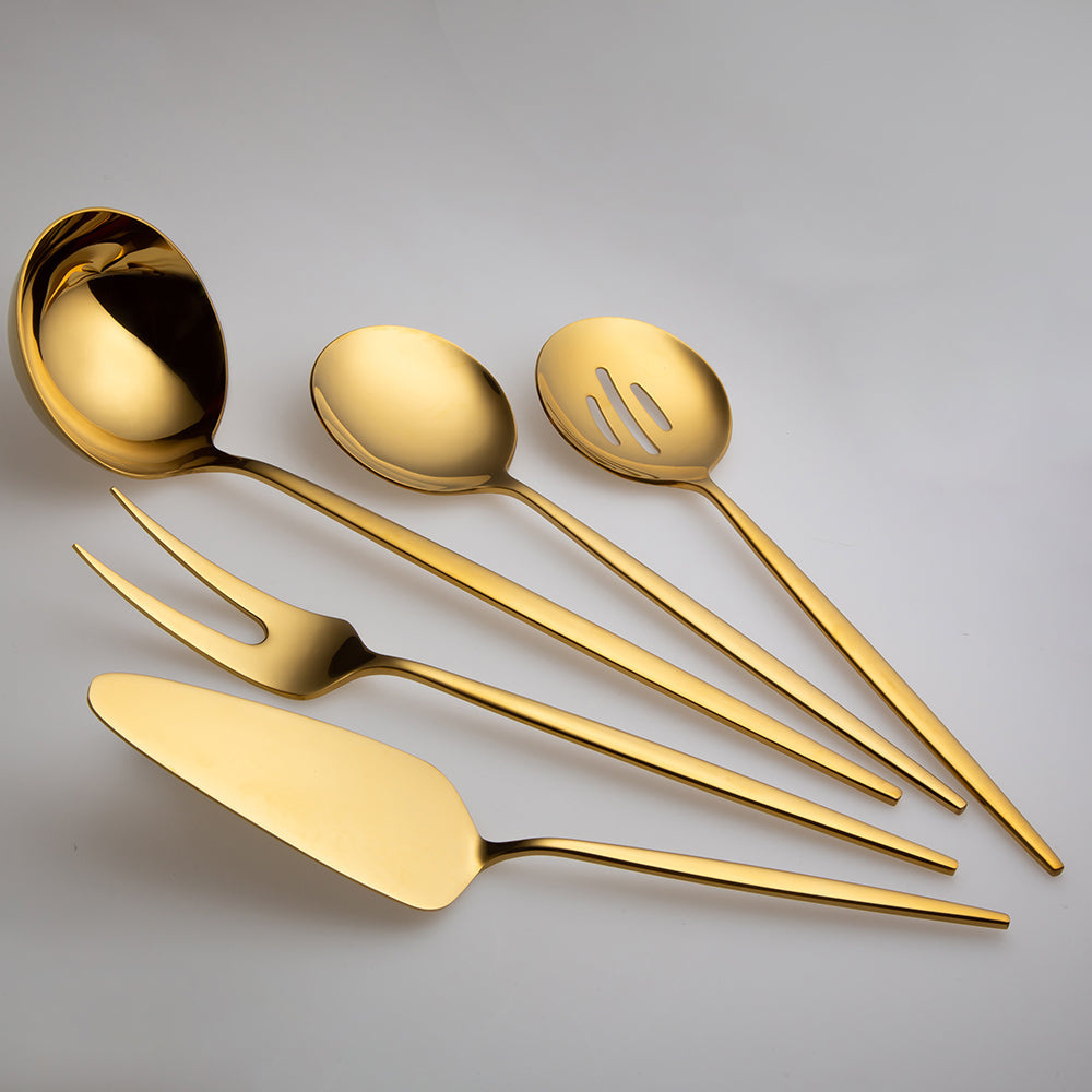 Jumbo 9000 5 Parça Titanyum Gold Servis Takımı görseli 1