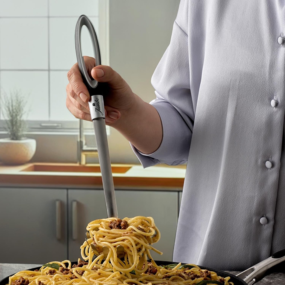 Jumbo Smart Çelik Spagetti Kepçe görseli 2
